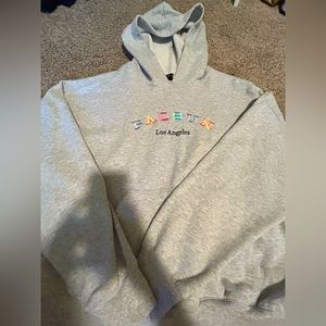 Pacsun Rainbow lettering hoodie